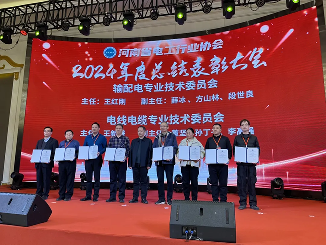 乐鱼（中国）荣获河南省电工行业双优称号， 持续助力电力行业发展